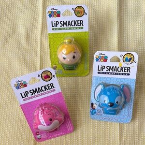 Disney Lip Smacker Set - Stitch, Cheshire, Tink